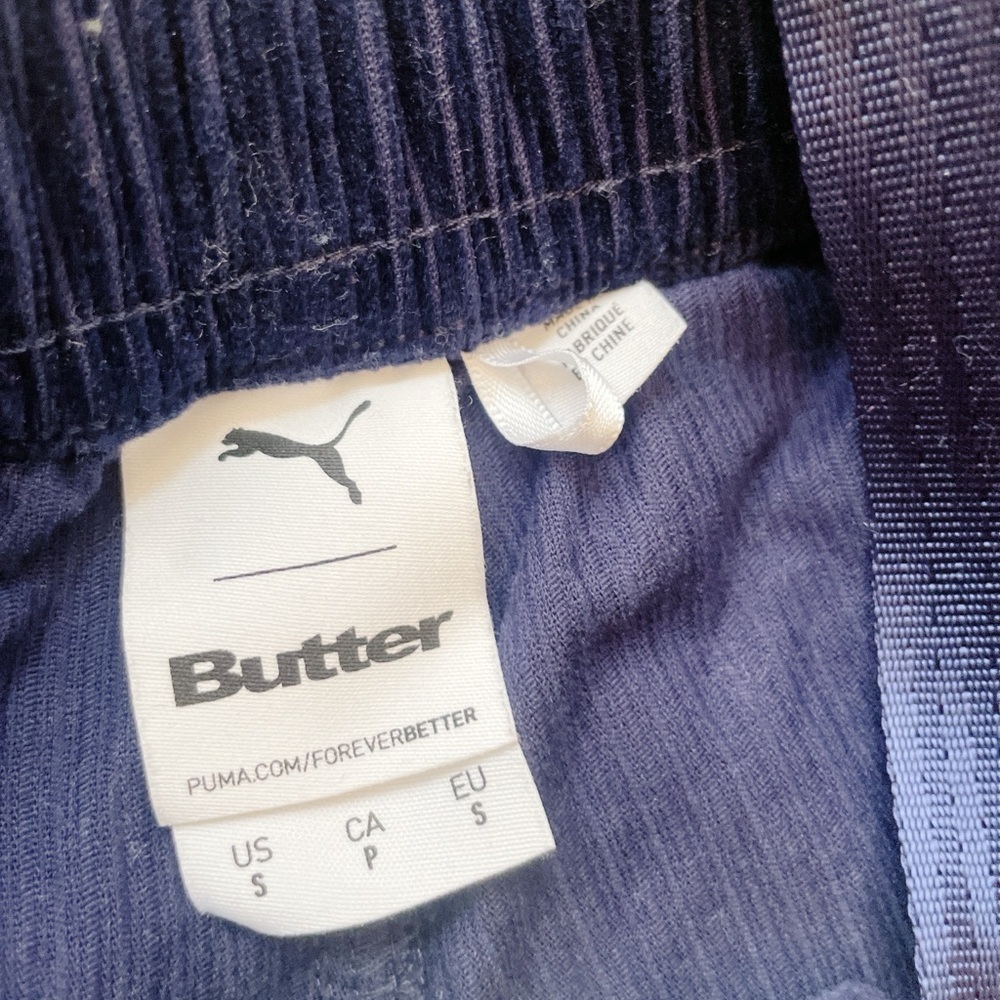 Puma X Butter Goods Track Pants corduroy Men's Small Blue - Picture 5 of 8